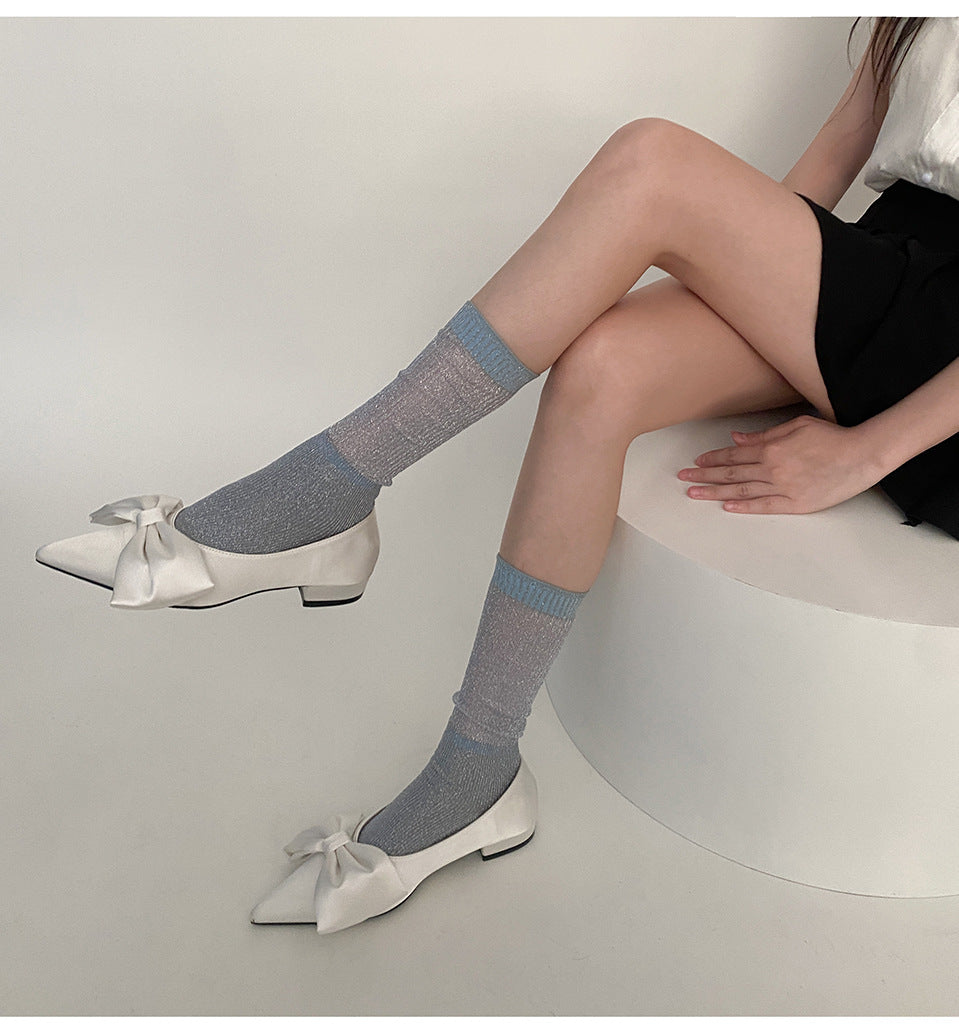 Sparkling 2-in-1 Convertible Socks