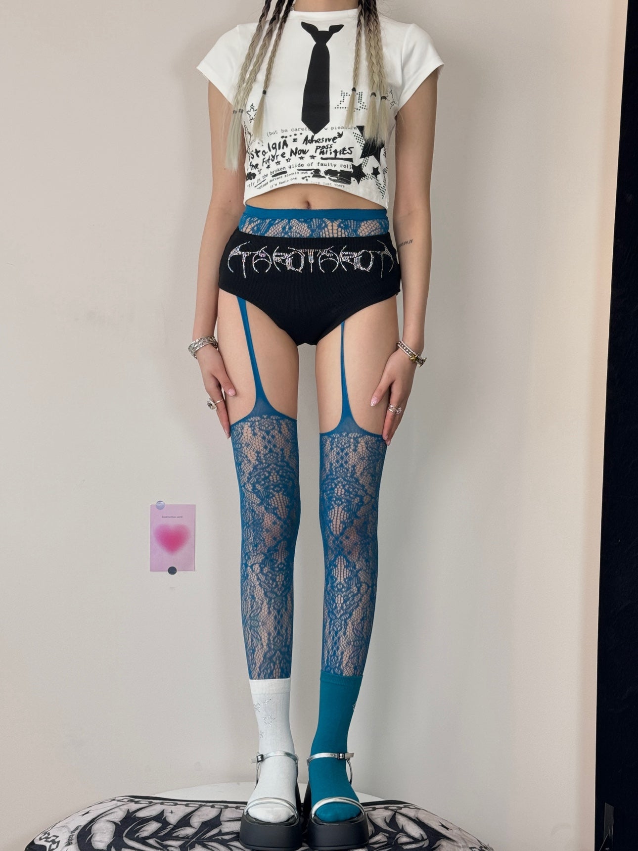 Lace-Suspender-Fishnet-Blue-Tights