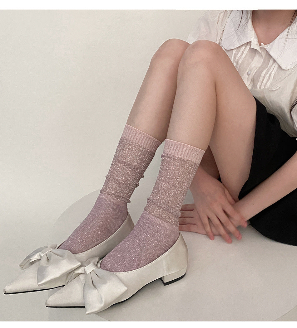 Sparkling 2-in-1 Convertible Socks