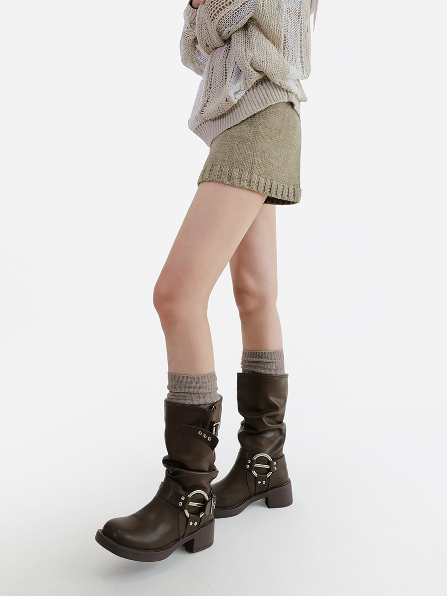 Brown-Boot-Socks-For-Women