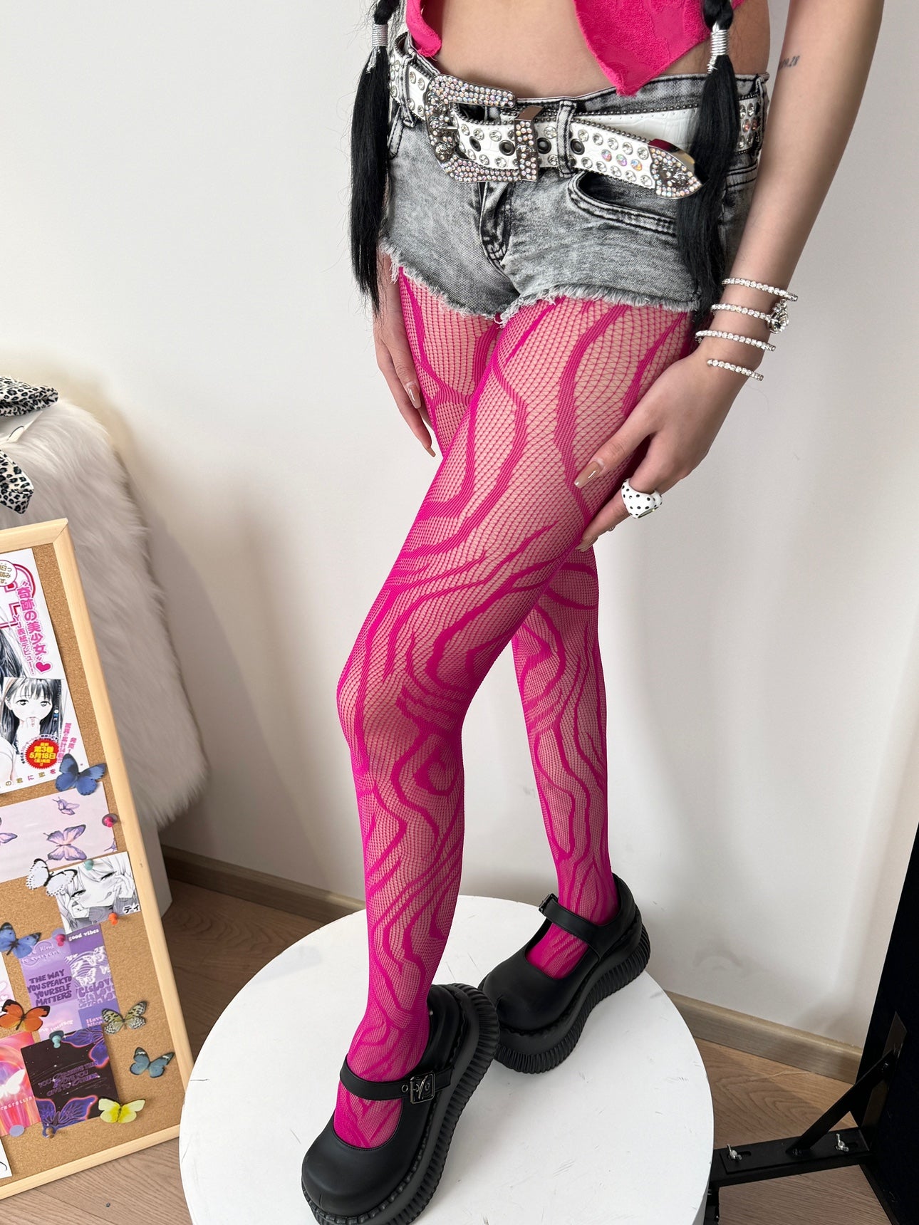 Zebra-Fishnet-Pink-Tights